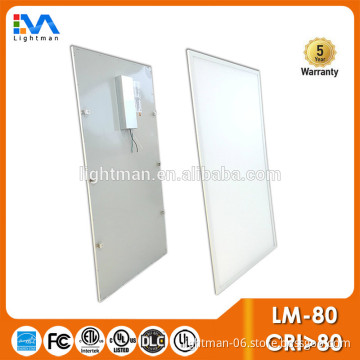 DLC UL 2x4 white frame dimmable led light panel 100lm/w